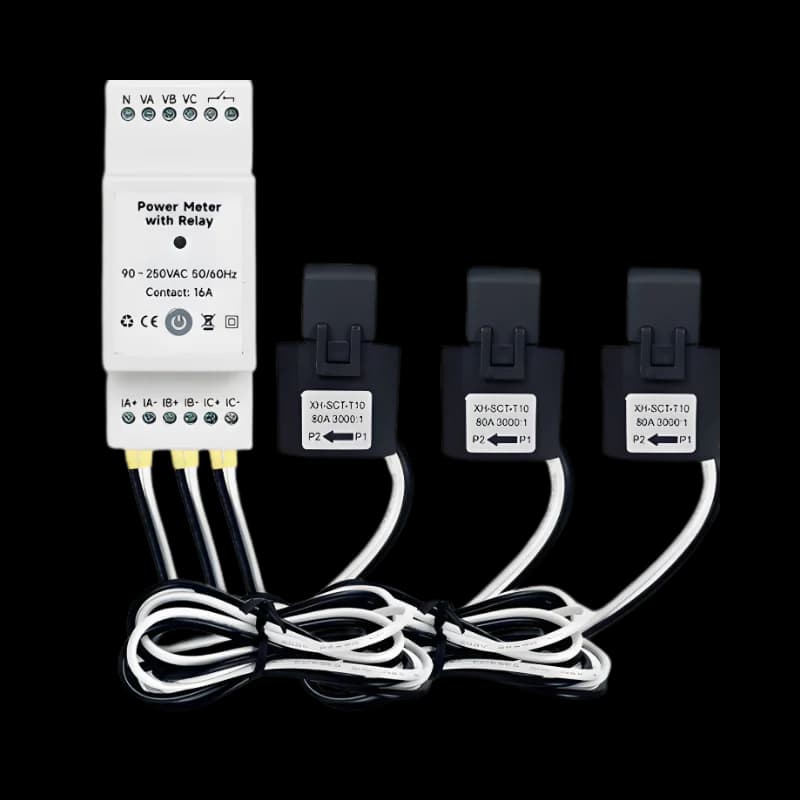 جوزه رلي سمارت تويا 3 فيز مع 3 حلقه CT قراءه احمال