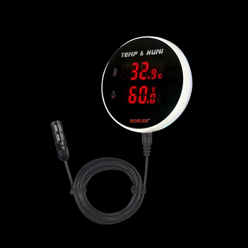 حساس حرارة ورطوبة مع سلك 3 متر