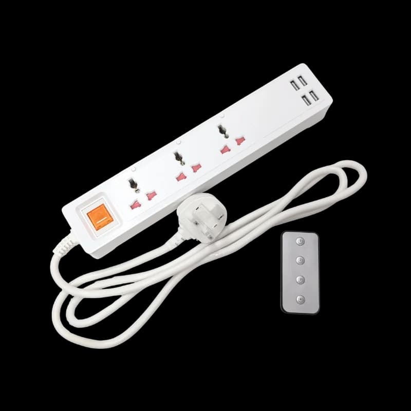 سيار ذكي 4 مخارج مع 3 منافذ USB