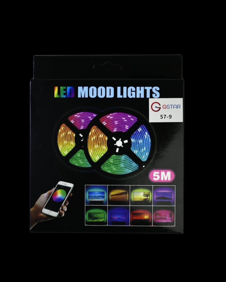 شريط إضاءة 5 متر مع خلف التلفاز مزامنة صوت