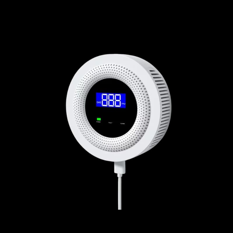 حساس غاز ذكي تويا دائري مع شاشه