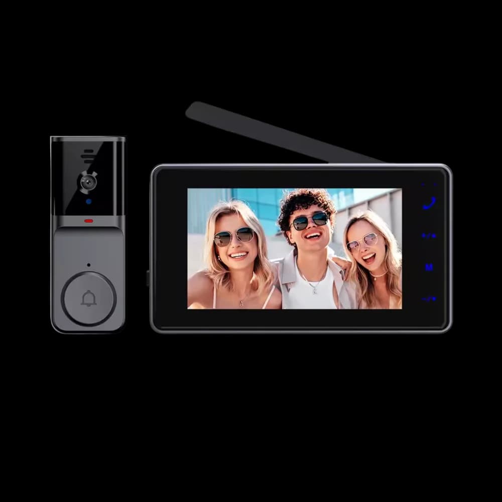 انتركم باب فيديو مع شاشة لاسلكية