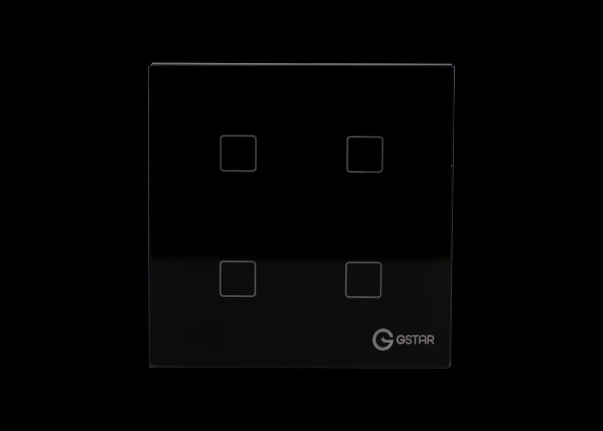 دكمه لمس RF جي ستار رباعي اسود