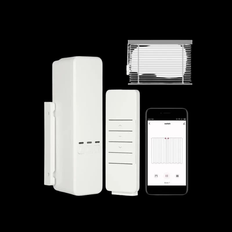 ماطور ستائر زيبرا ذكي مع ريموت