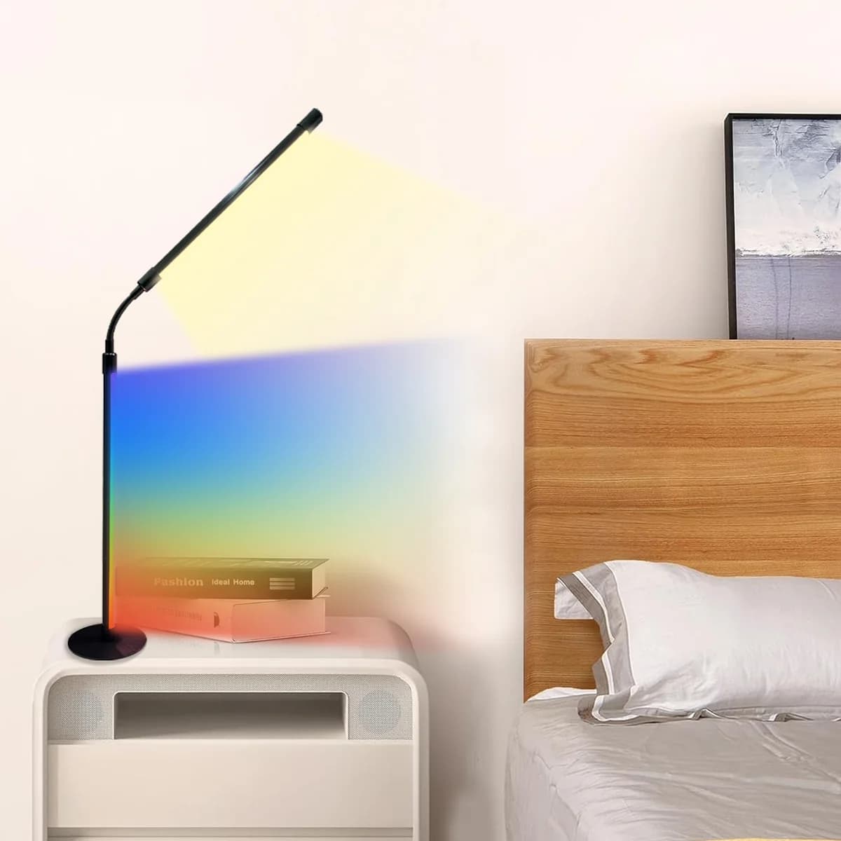 تيبلم منضدي بوري سمارت اناره اسفل RGBIC + اعلى دبل لون