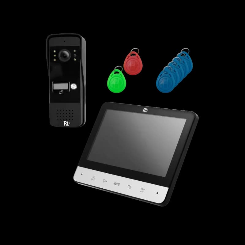 انتركم بشاشة 7 انج مع وحدة خارجية ضد المطر