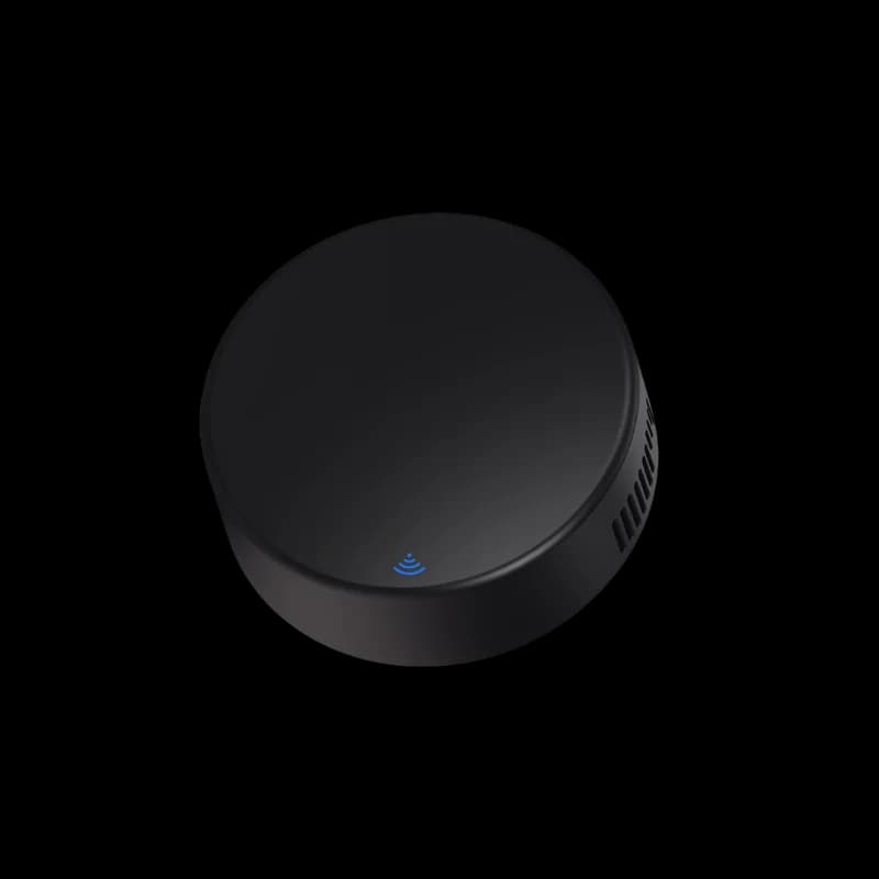 مستقبل اشاره IR + RF سمارت تويا دائري اسود