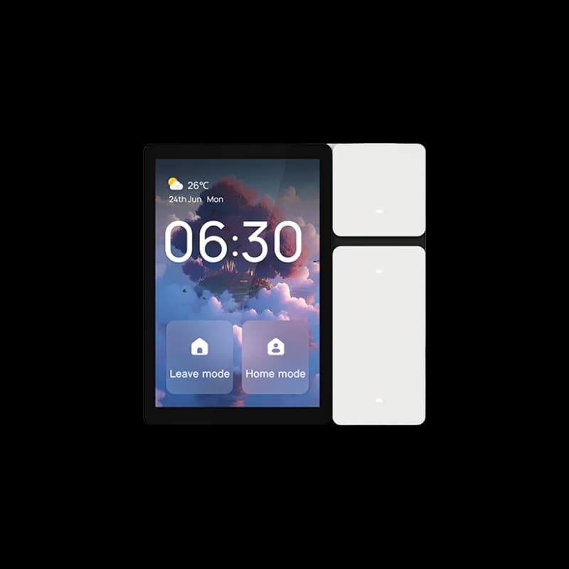 شاشة تحكم ذكية مع سويج ثلاثي ومتحكم IR