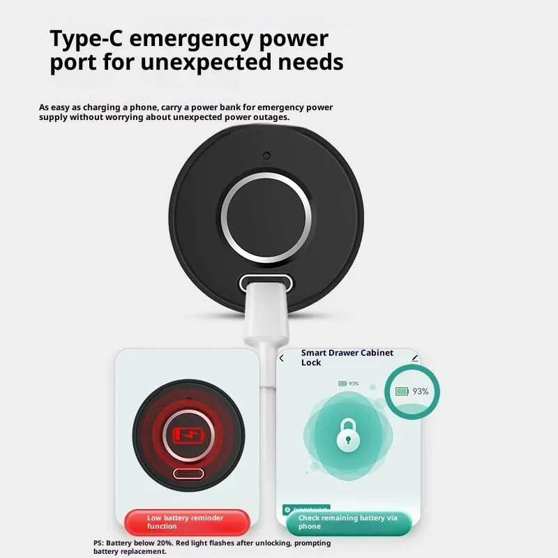 قفل يده مجر بصمه سمارت - 8