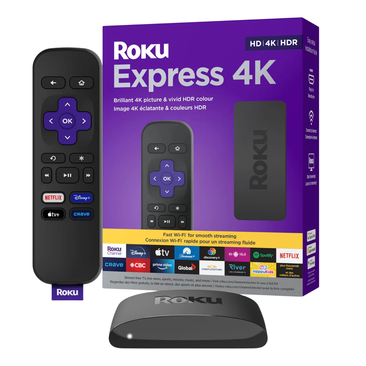 تيفي بوكس Roku دقه 4k اكسبرس