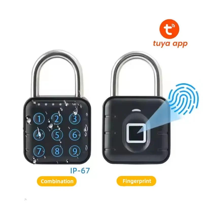 قفل باب سمارت صغير تويا بصمه padlock - 5