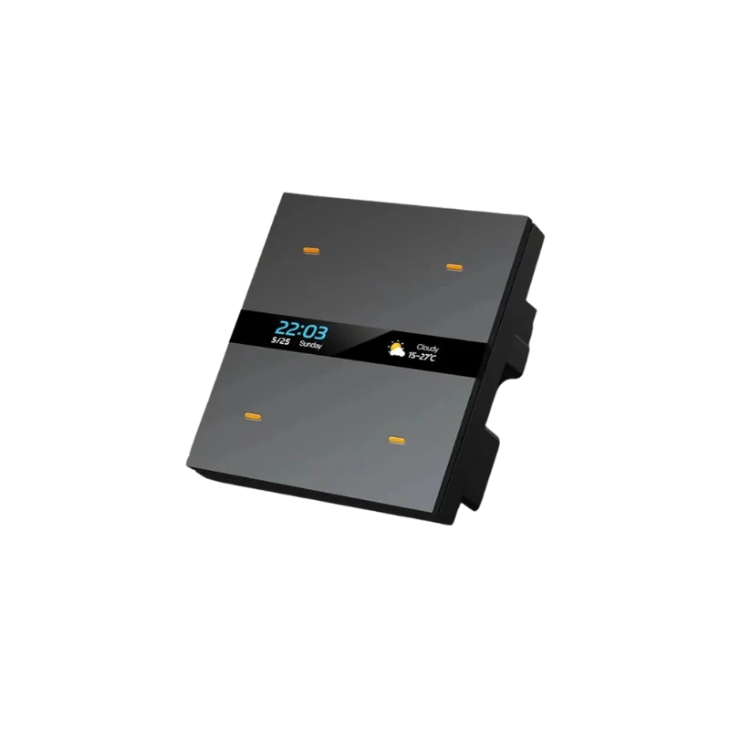 سويج لمس رباعي زيكبي تويا مع شاشة وقت وحرارة أسود