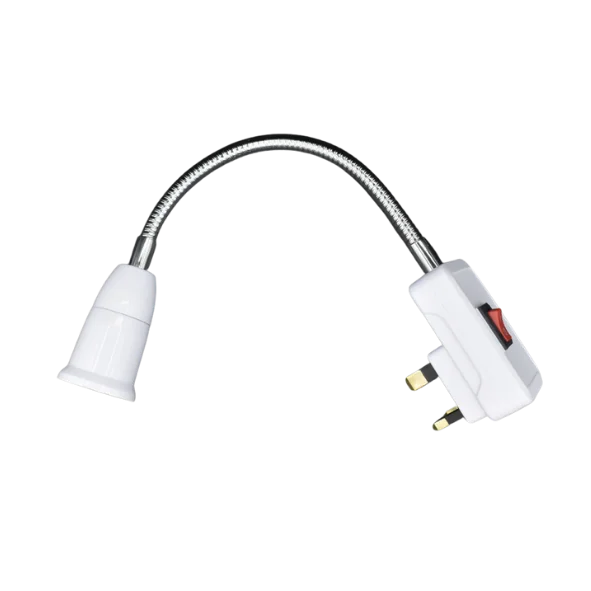 تطواله برغي E27 ماشه 13 امبير 20 سم