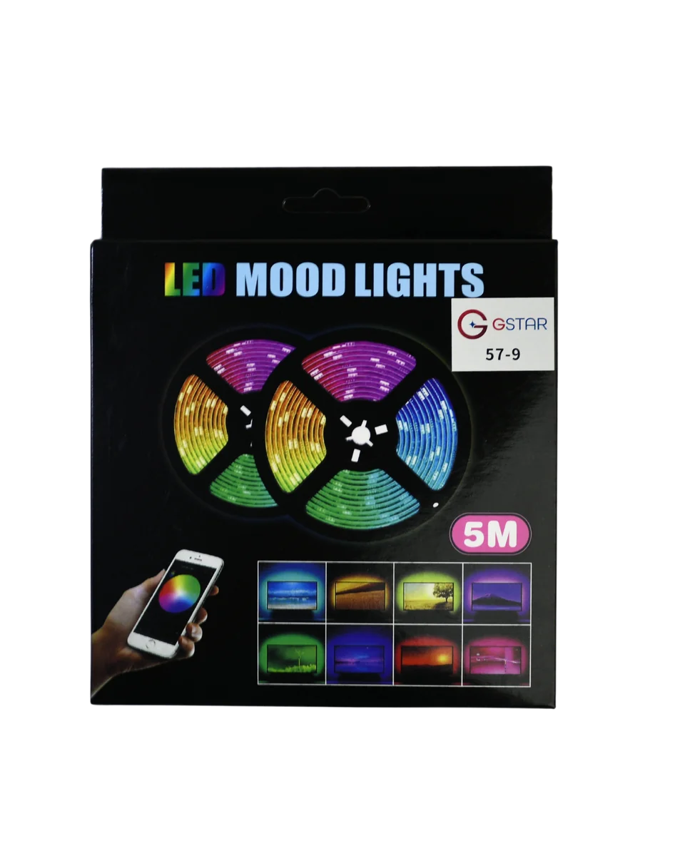 شريط إضاءة 5 متر مع خلف التلفاز مزامنة صوت