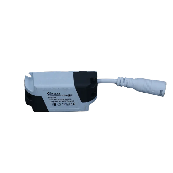 درايفر سلم 3 واط (6-12)فولت فيشه دائريه