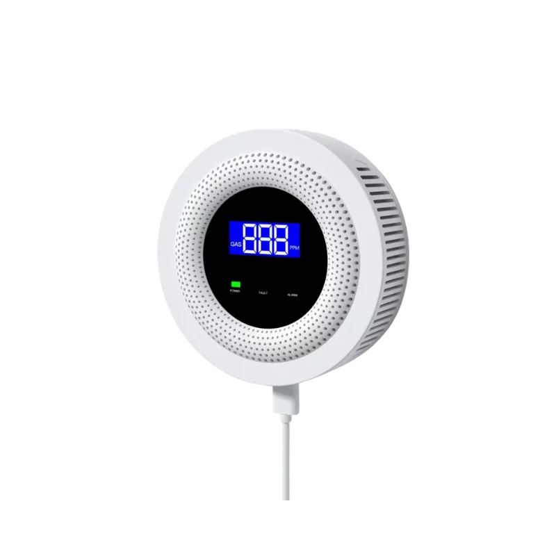 حساس غاز ذكي تويا دائري مع شاشه