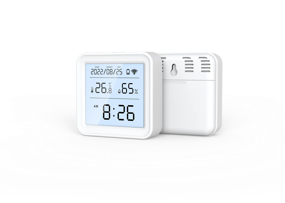 حساس حرارة ورطوبة بشاشة منضدية