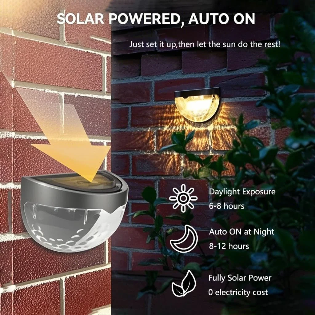 براكيت جداري طاقه شمسيه اناره شمسي شكل نصف دائره