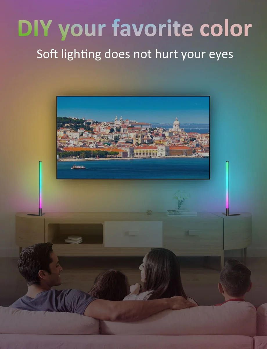 تيبلم منضدي زاويه RGBIC سمارت طول 40 سم - 3