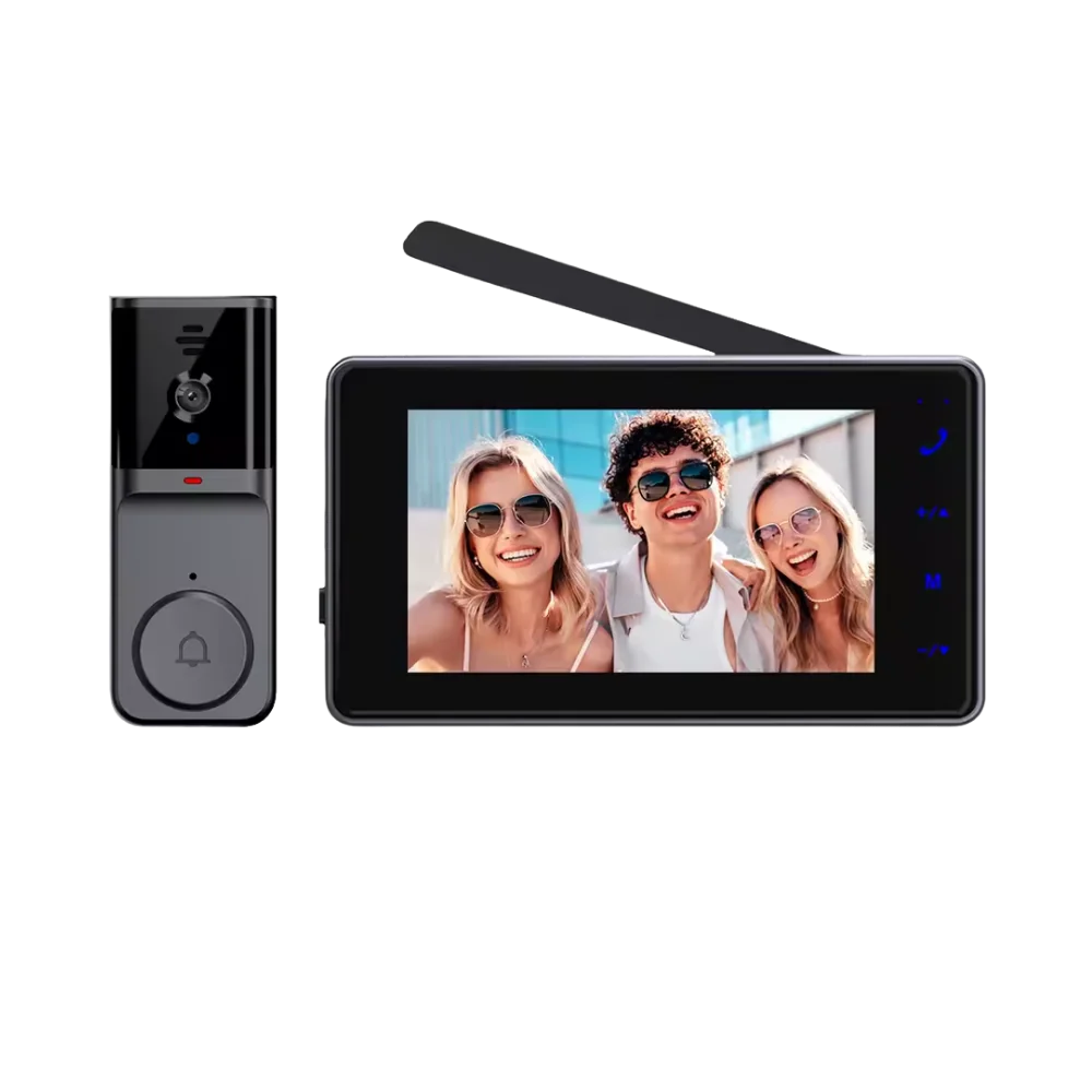 انتركم باب فيديو مع شاشة لاسلكية