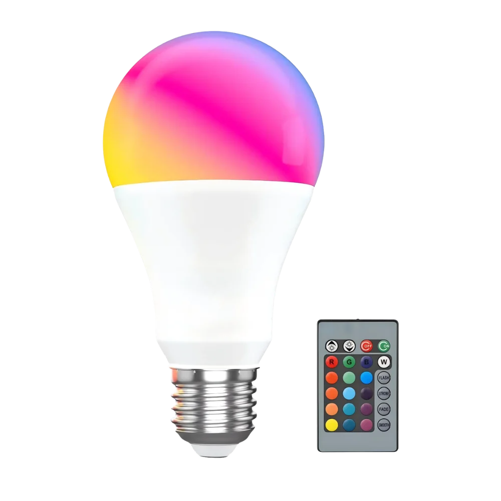 مصباح كروي RGB تحكم ريموت