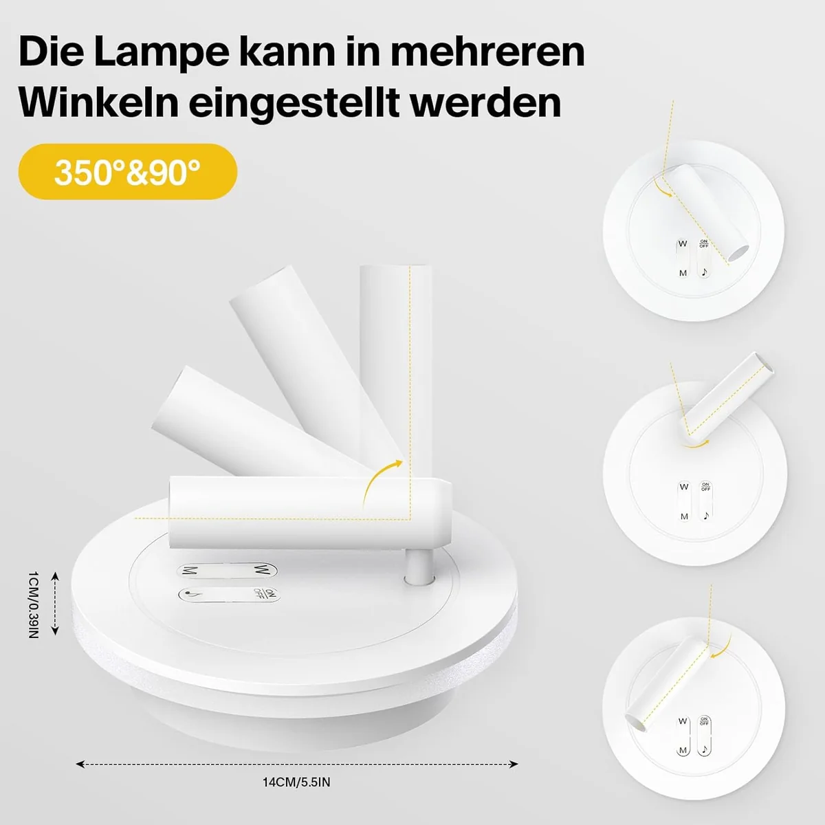 لد جداري شكل دائري اناره RGB مع سبوط لايت اناره شمسي سمارت  - 8