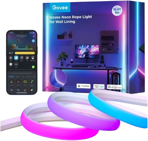 شريط نيون كوفي للجدران 5 متر H66412D1