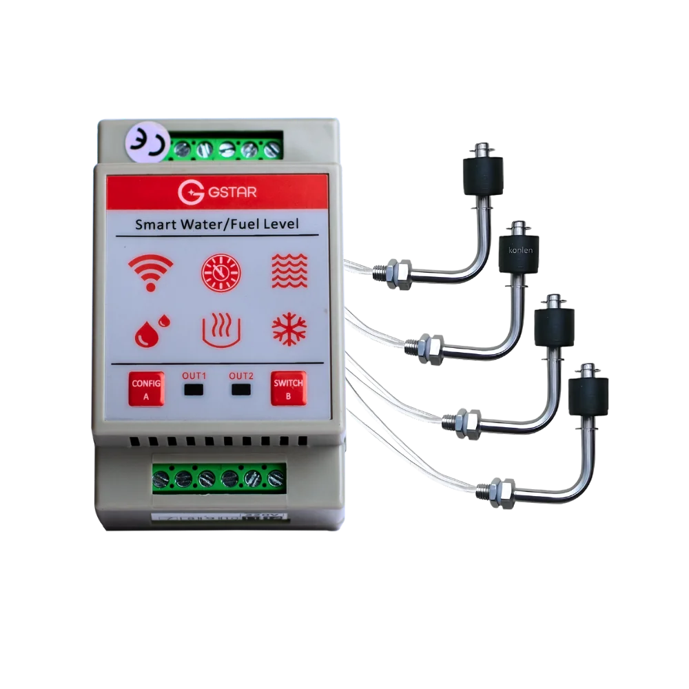 مقياس مستوى السوائل والزيوت بخمس درجات