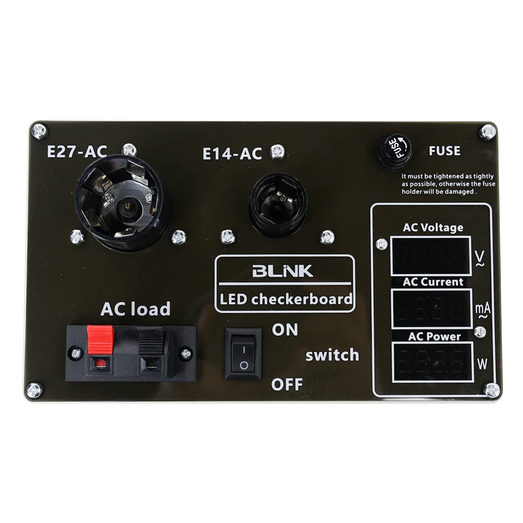 طبلة قاعدة فحص كهرباء مع شاشات دجتل سوداء