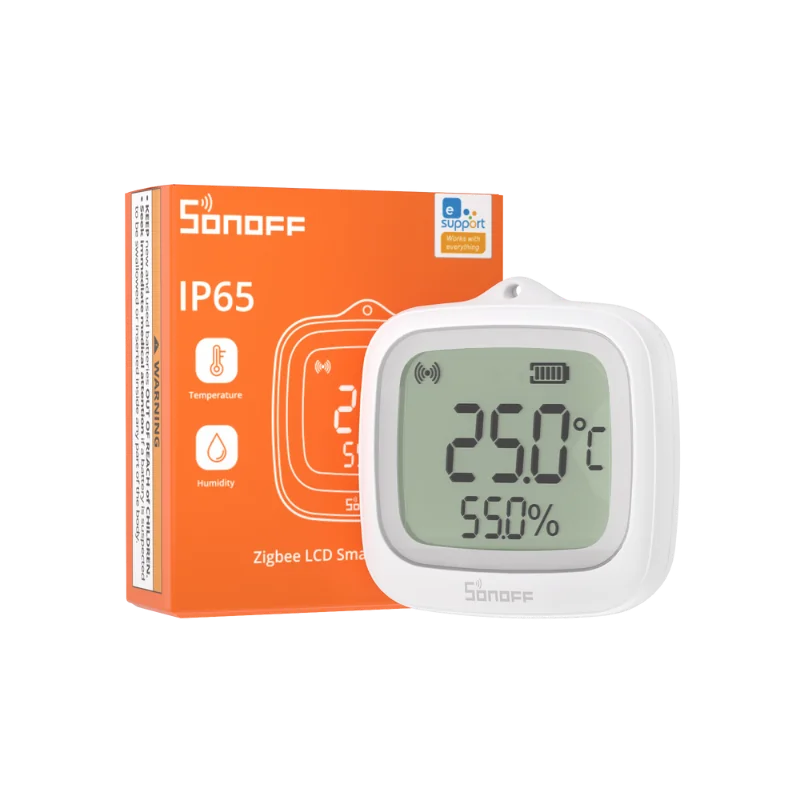 حساس حراره ورطوبه سونوف SNZB-02WD منضدي وتعليق او جداري