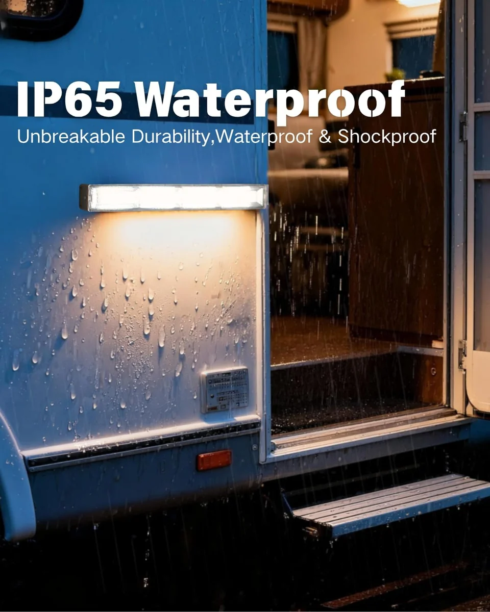 لايت شحن دبل لون طوارئ طول 38 سم بدي ذهبي - 3