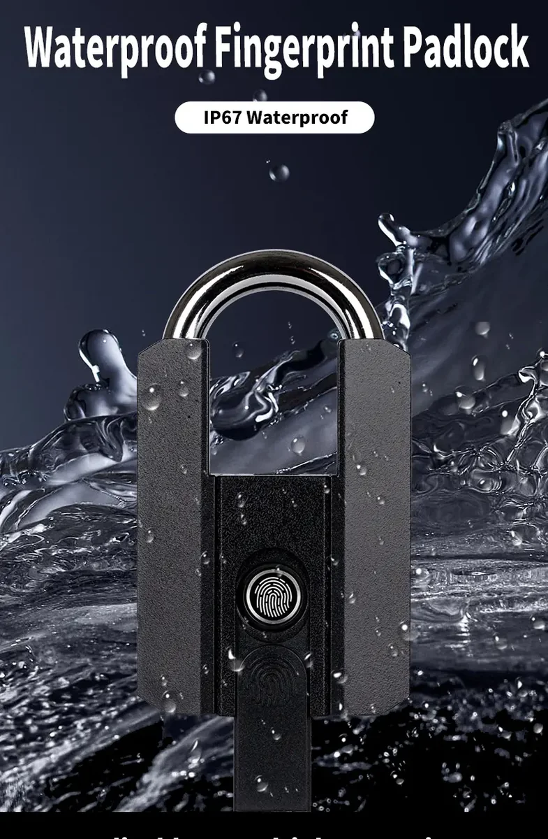 قفل باب سمارت ضخم TTLOCK بصمه مع باسورد وكارت padlock - image 2