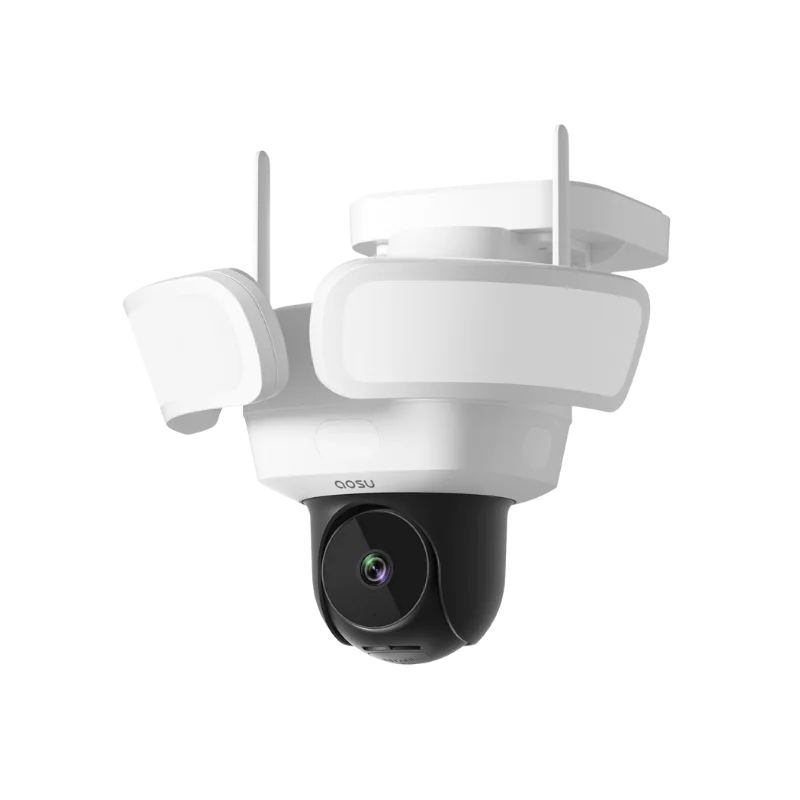 كاميرا AOSU ذكية Floodlight Pro مع إنارة بيضاء