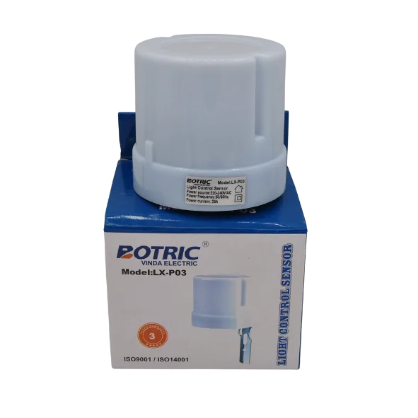 فوتوسيل ابيض ليلي نهاري ( اسطواني )25 امبير - image 2