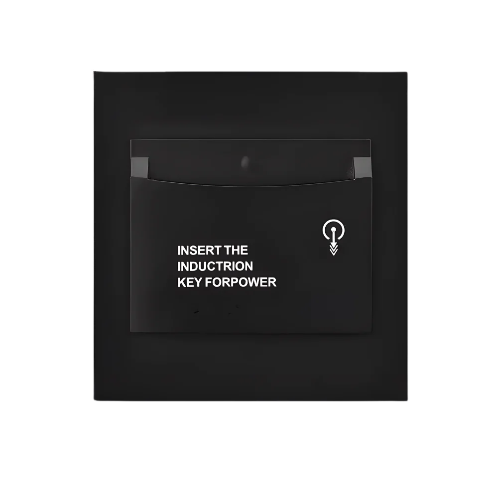 سويج بلك كارت باب الكتروني (ممغنط مبرمج مع كارت واحد ) / بدي اسود