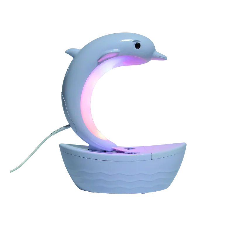 مبخره شكل دولفين + اناره RGB + سبيكر بلوتوث