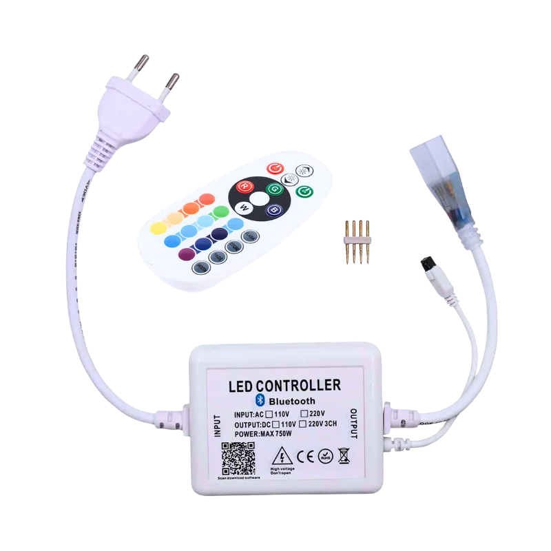 كونترولر شريط إضاءة RGB 12 ملم